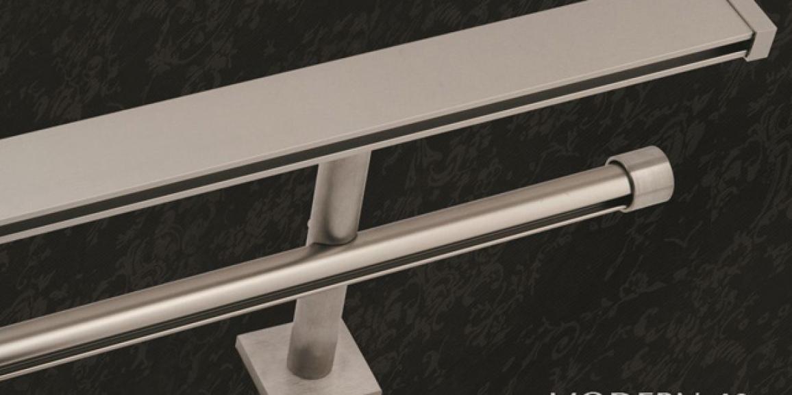 cfadaeccddee karnisz mosiadz stal nierdzewna zegar modern    c